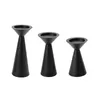 Candle Holders 2021 Retro Black Iron Candlestick Candlelight Holder Stand Vintage Candelabra