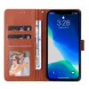 200pcs/مجموعة النبيذ الحمراء المحفظة الحالات PU Leather Mobile Facs Coque Fundas Flip Back Cover for 13 Pro Max