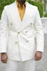 الرجال البيض دعاوى السترة العريس ارتداء لحفل الزفاف سليم رفيع النحافة الملاحقة الصدرية الراقصة بدلات مخصصة مخصصة 8778282