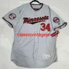 Mężczyźni Kobiety Kirby Puckett Flex Base Jersey Hafdery Nowe koszulki baseballowe