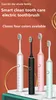 Evin Şarj Edilebilir Sonic Silikon Diş Fırçaları Diş Derin Temiz Oral Fırçalar Yumuşak Sakız Masajı Su geçirmez Elektrikli Diş Fırçası 300H
