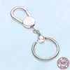 2021 HOT S925 Sterling Silver Moments Small Bag Charm Holder Key Ring fit Pandora Jewelry Making Gift With Original Box