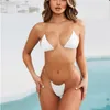Damen Bademode Sommer Sexy Bikini Brizilian Transparente Spitze Push Up Beachwear Set Zweiteiliger Badeanzug Open Back Anzug