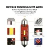 Yeni C5W C10W Highbright Araba LED kod çözme 1860-1SMD 12 V Festoon Hatası Ücretsiz Canbus 31/36/39 / 41mm Ampuller Oto İç Okuma LED Işık