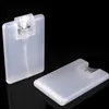 20ml plastsprayflaska PP-kortformat platta parfymflaskor för kosmetisk tom dimma sprutbehållare