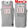 NCAA College Ohio State Buckeyes Basketball Jersey 0 Рассел 1 Конли Лютер Мухаммад 10 Джастин Аренс 11 Джерри Лукас Сшитый на заказ