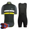 Mens Rapha Team Fietsen Jersey Bib Shorts Set Racing Fietskleding Maillot Ciclismo Zomer Sneldrogende MTB Bike Kleding Sportkleding Y21041032