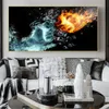 Canvas Painting Abstract Oil Painting On Canvas Love Kiss Poster Wall Art Room Decoration Picture For Home Pictures