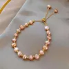 Highquality luxury goods Baroque freshwater natural pearl bracelet student039s friend No original box5746570