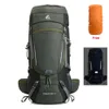 Backpacking Paketleri 60L Büyük Yürüyüş Dağcılığı Sırt Çantası Tırmanma Yürüyüş Sırt Çantası Kampı Açık Spor Erkekler Sırt Çantası XA108Y P230510