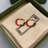 Vintage Diamond Pearl Earrings Charm Rhinestone Pendant Studs Versatile Lion Head Eardrops 10 Styles Crystal Dangler With Gift Box