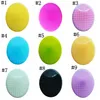 Soft Silicone Limpeza Pad Lavagem Face Facial Escova Escova Escova Spa Skin Scrub Tool ZWL315