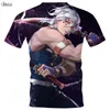 Cloocl Anime Demon Slayer Kimetsu No Yaiba Seizoen 2 Mens T-shirts Korte Mouw Mannen Kleding Unisex Harajuku T-shirts 3D Print Shirt
