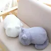 シミュレーション豪華な猫の枕の柔らかいぬいぐるちゃのかわいい猫クッションソファの装飾クッション巨乳漫画の装飾品キッドKawaiiギフト211110