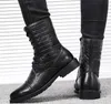 Fashion Designer Boots Men's Casual Sapatos Soft Genuine Leather andando Driving Reino Unido Estilo Confortável Cidade Escritório Diário Boot Homens Sneakers