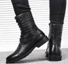 Bottes de créateur de mode Chaussures décontractées pour hommes Souples en cuir véritable Marche Conduite Style britannique Confortable Bureau de ville Botte quotidienne Hommes Baskets