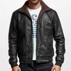 Winter Mens PU Jacket Thick Warm Men's Motorcycle Jacket Fashion Windproof Leather Coat Male Size 3XL 211025