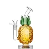 20 cm di altezza New Pineapple Bong Narghilè in vetro Bubbler Heady Dab Rigs Pipa da fumo Bong ad acqua unici con ciotola da 14 mm