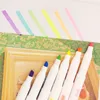 Highlighters 6pcs/set Cute Creative Highlighter Bear Fluorescent Note Pen Drawing Kawaii Office School Supplies Stationery