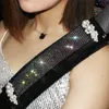 Volant Couvre Strass Crystal Cache de voiture Bling Taille Support Diamant Headrest Oreiller Accessoires pour femmes