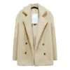 Joloo jolee fêmea quente feminino casaco de pele de férias outono outono casaco de pelúcia casual enorme macio macio macio jaquetas de lã 211122