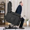 EE. UU. Reclinable eléctrico Muebles y elevación de silla en silla de cuero Negro PU con mecanismo de acero reclinable a56 a281737