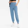 Lösa sportbyxor Kvinnors körande Yoga Joggers Pocket Fritid Snabbtorkande Fitness Leggings Workout Gym Kläder