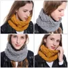 2pcs Winter Neck Snood Exquisite Warmer Gaiter Circle Scarf Cycling Caps & Masks