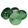 Premium Aircraft Zink Alloy Rökning Muller Dry Herb Grinder 56mm 4 Piece Metal Tobacco Grinders med Pollen Catcher