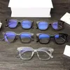 ファッションサングラスフレーム5色の光学ガラスのための青い光ブロッキング眼鏡の男性のブランド正方形フレーム読み取りアイウェアコンピューター