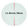 11,8 Zoll Sublimationsglas-Schneidebretter, glänzend, 30 cm, Wärmeübertragung, klare Schneideblöcke, DIY, blanko, einseitig, Sublimationsplatte A12