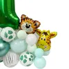 Party Decoration Happy 1 2 3 4 5 Years Birthday Safari Animal Balloons Set Baby Shower It039s A Boy Forest Jungle Green Foil Nu2691904908