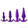 Massaggio Plug anale in silicone Perline Jelly Toys Sensazione della pelle Dildo Giocattoli adulti del sesso per le donne Plug anale liscio per adulti Massaggio prostata