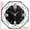 Nordic prosty styl projektowy zegar ścienny Kreatywny salon Luminous Clock Wood Quartz Home Clock Moda Wiszące zegarek 210724