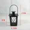 Draagbare lantaarns antieke hangende kaarsenhouder Europese stijl Iron Candlestick Lantern Candles Stand Wedding Festival Decoratie