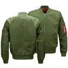 2021 Vår och höst Mäns Jacka Högkvalitativ Mode Märke Stor Storlek Flight Jacket Male Coat Man S-6XL X0710