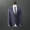 メンズスーツブレザーファッションカスタムブレザースーツジャケットカジュアルウェディングドレスグルームスリムブティックシングルボタンS-4XL