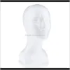Cabe￧as 3x Mannequin de espuma feminina Cabe￧a para a peruca Fazendo o suporte do stand Hat Hat White WQGHW IRFQN