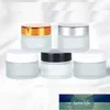 Verpakkingsflessen navulbare gezichtsglas Frosted Clear Gold Silver Black Top 5G 10G 15G 20G 30G 50G Cosmetische Containers Cream Jar