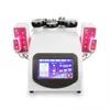 6in1 Cavitación ultrasónica RF Diodo Lipo Láser Adelgazante Cuerpo de vacío Anti Celulitis Radiofrecuencia Pérdida de peso Máquina de belleza Uso en el salón DHL