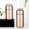 Storage 280ml Stainless Steel Thermos Bottle Thermocup Tea Vaccum Flasks infuser bottle Thermal Mug With Insufer For Office 210615