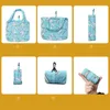 NXY Torby na zakupy Bolso de Compras Plegable Para Mujer Bolsa Hombro Con Estampado Dibujos Animados Color Caramelo Ecolgico 0209