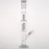 38cm Downstwm Bowl Hookahs Joint 18.8mm Glass Bongs Spiral Percolators Hookahs Dab Rigs Two Function Water Pipes