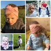 15762 Europa Baby Headband Headband Head Band Malha Cruz Headwrap Elastic Wide Headbands Crianças Crianças Princesa Hairband 17 Cores