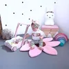 Almohadas para bañera de bebé nacidas para bebé, lavabo floreciente, baño para ducha infantil, juego de flores, baño, cojín para el hogar con girasoles 2104022471572