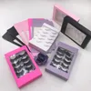 False Eyelashes 5 Pairs Lash Books For Custom Packaging Cases Empty Boxes With Tray9126261