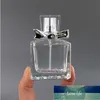 10pcs 30 ml Perfuge transparent Bouteille Portable Voyage Rechargeable Cosmétiques Tête de pulvérisation en aluminium vide