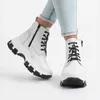 Callizio Women Genuine Leather 2021 Sport Ankle High Heel Laced Platform Comfortable Fashion White Boots Sneakers Winter Female Autumn Y1209