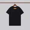 2021 Luxo Luis T-shirt New Men's Wear Designer T-shirt de Manga Curta 100% Algodão Alta Qualidade Por Atacado Preto e Branco Tamanho S ~ 2XL Fashionbag_S