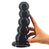 Zabawki analne ogromne Dildo Zagęścić 2.36inch Boksed Koraliki Dilator Silny Duży Sucker G Spot Stymulacja Super Długie Wtyczki ButtPlug Seks SHOP 1125